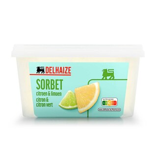 Delhaize | Sorbet | Citroen | Limoen 1 l