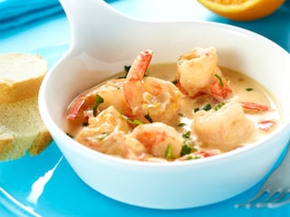 Scampi’s met sinaasappel