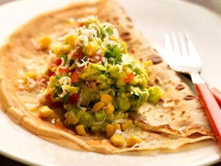 Boekweitpannenkoeken met guacamole