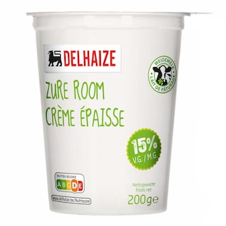 Delhaize | Room | Zuur | 15 % V.G. 200 gr
