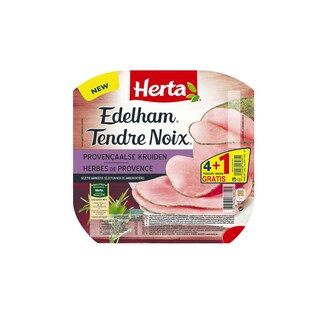 Herta | Tendre Noix | Jambon | Herbes de Provence | 4+1Tranches 