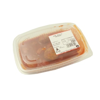 Delhaize | Boulettes | Cuit | Sauce tom 