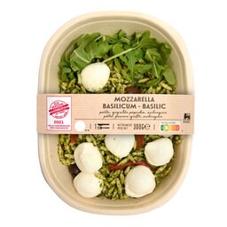 Salade mozzarella basilic