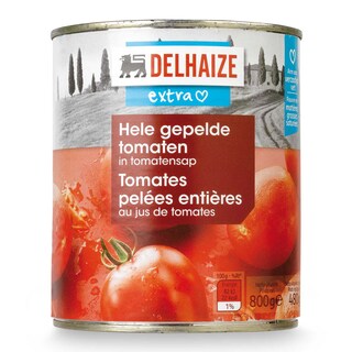 Delhaize | Tomates | Entières | Pelées 800 gr