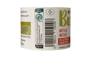 Delhaize | Bio | Yaourt | Entier | Nature | Bio 