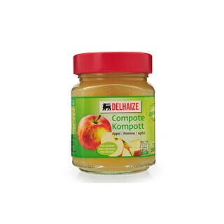 Delhaize | Compote | Pomme | Morceaux | Bocal 