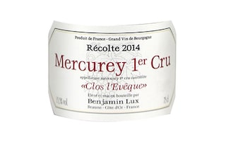 France - Frankrijk | France - Bourgogne | Mercurey 1er Cru Clos L'Evêque 2014 Rood 