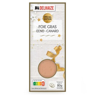 Delhaize | Foie gras | Canard | Duo 80 gr