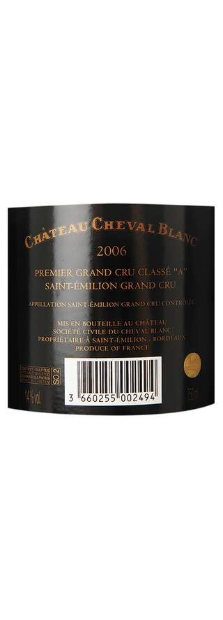 France - Frankrijk | Bordeaux Saint Emilion | Château Cheval Blanc | 2006 | Rood 