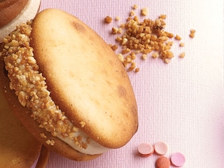 Whoopies met speculaascrème