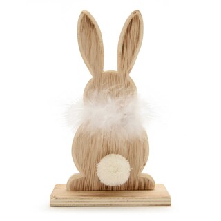 Delhaize | Lapin en Bois |17cm 