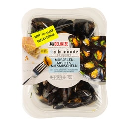 Delhaize | Mosselen | Kant-en-klaar 750 gr