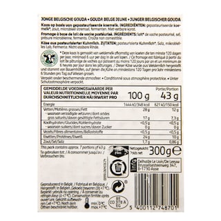 Delhaize | Gouda | Jeune | Tranches 300 gr