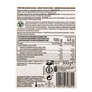 Delhaize | Gouda | Jeune | Tranches 