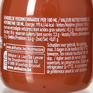 Delhaize | Shot | Aardbei gember 