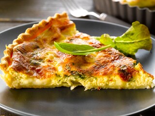 Quiche van kaasrestjes