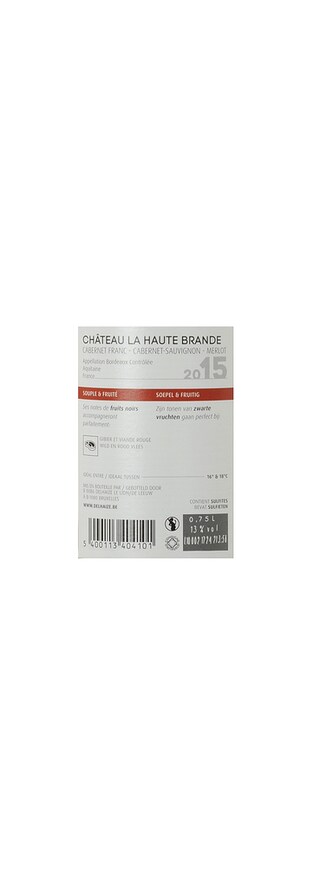 France - Frankrijk | Bordeaux AC | Château Haute Brande 2015 Rouge 