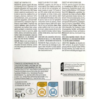 Delhaize | Spaghetti | Gehaktballetjes 