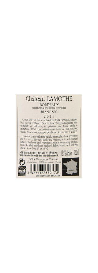 France - Frankrijk | Bordeaux - Bordeaux AC | Château Lamothe 2017 