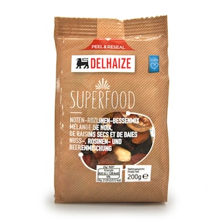 Delhaize | Noten-,Rozijnen- en Bessenmix | Superfood 