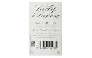 FR BORDEAUX SAINT JULIEN | Les Fiefs de Lagrange 2012 