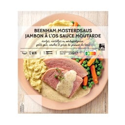 Jambon | Os | Sauce moutarde