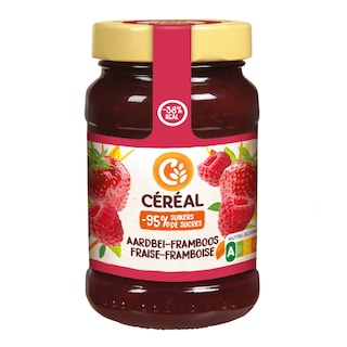 Céréal | Confituur | Aardbei-Framboos | Maltilol 
