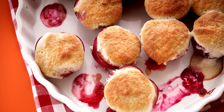 Gegratineerde pruimen