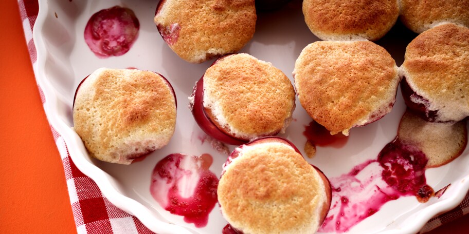 Gegratineerde pruimen