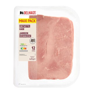 Delhaize | Ontvette ham 