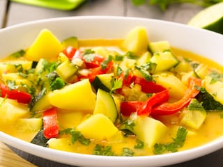 Aardappelcurry met kokosmelk