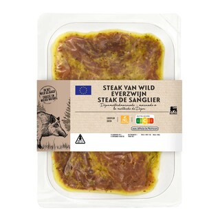 Delhaize | Steak sanglier | Moutarde 