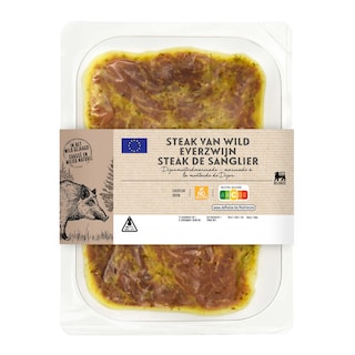 Delhaize | Steak sanglier | Moutarde 