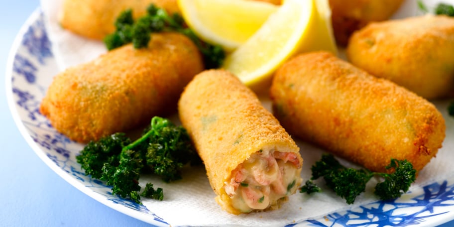 Croquettes de crevettes grises