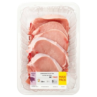 Delhaize | Koteletten | Varken | Maxi pack +/- 1 kg