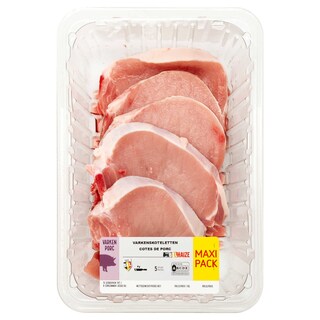 Delhaize | Côtes | Porc | Maxi pack +/- 1 kg