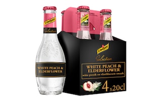 Schweppes | Selection | 4x20cl | Peche blanche | Fleur de sureau 