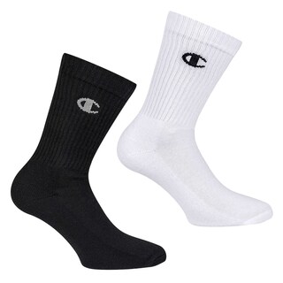 Champion | Crew socks | zwart/wit logo | 35/38 