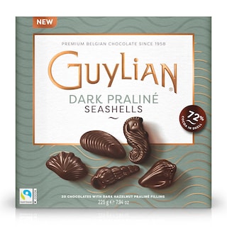 Guylian | Chocolat | Fruits de Mer | noir praliné | Fairtrade 