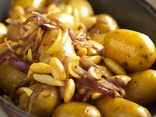 Cocotte de pommes de terre aux amandes