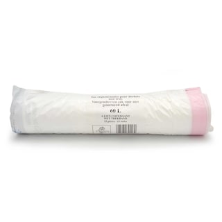 Bruxelles - Brussel | Sacs poubelle communaux | Blanc | 60L 15 pc