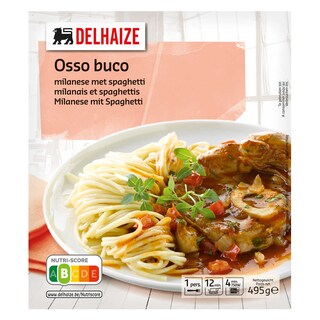 Delhaize | Osso bucco | Milanaise | Spaghetti 