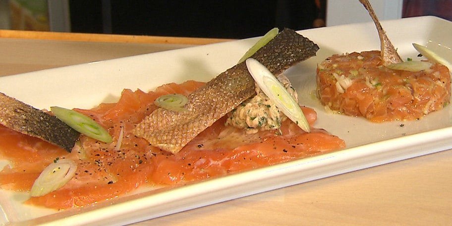 Trio van zalm