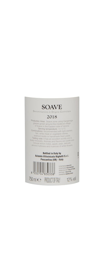 Italie - Italië | Veneto D.O.C. | Righetti Soave 2018 