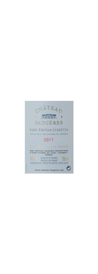 France - Frankrijk | Bordeaux - Saint Emilion | Château Faugères 2011 