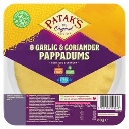 Pappadums | Ail | Coriandre