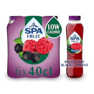 Spa | Fruit | Limonade | Non Pétillant | Raspberry-Blackcurrant | PET 6 x 40 cl