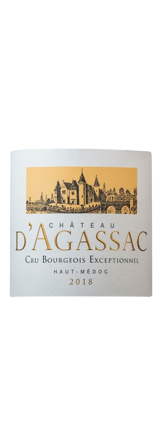 France - Bordeaux | Château d'agassac | Houten Kist | 2018 | Rood 