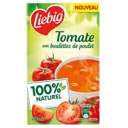 Soupe | Tomates | Poulet-Boulettes