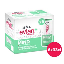 Evian+ | Komkommer/ Munt | Blik